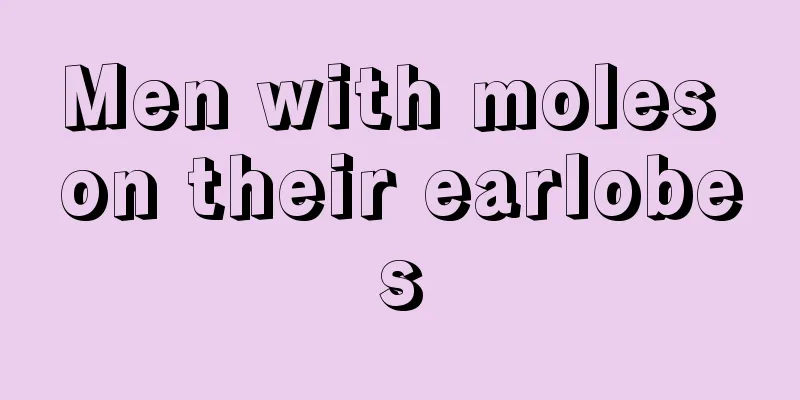 Men with moles on their earlobes