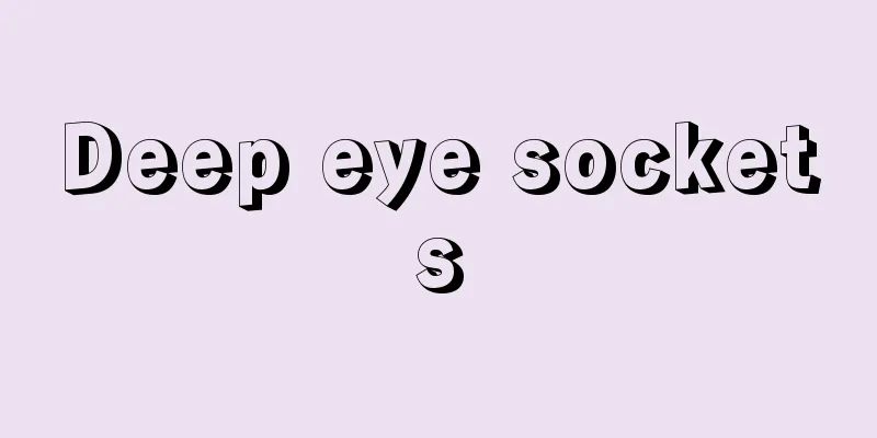 Deep eye sockets