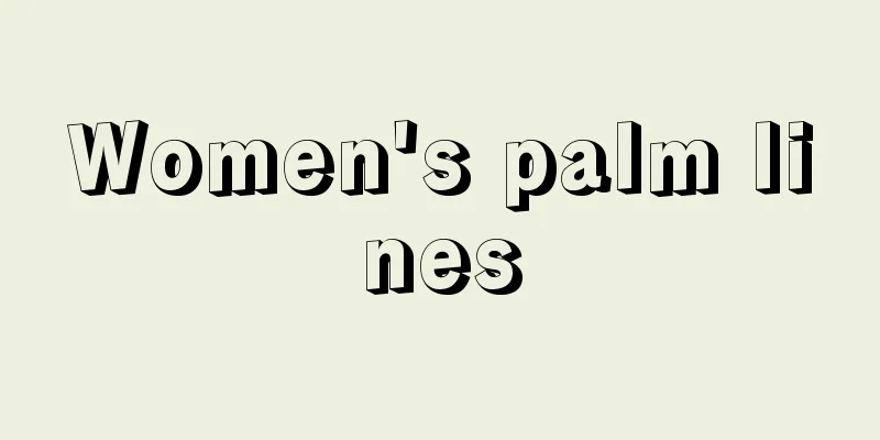 Women's palm lines