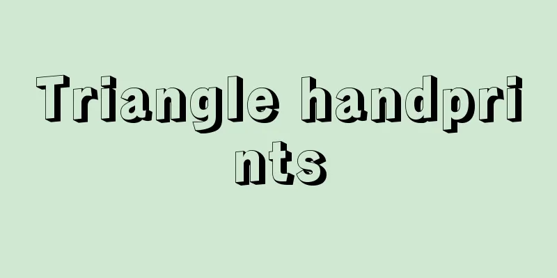 Triangle handprints