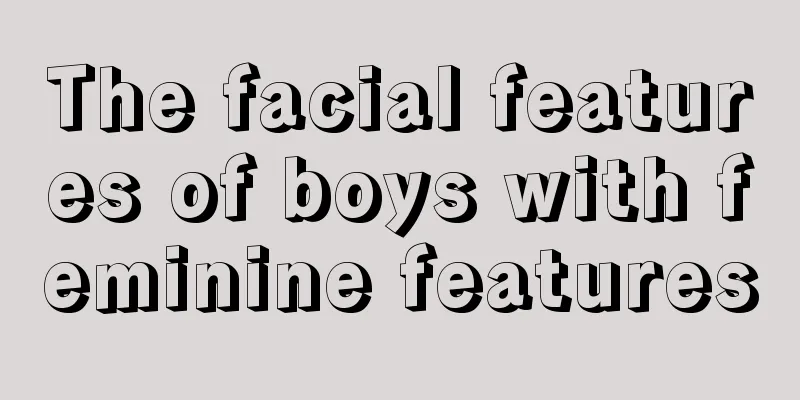 The facial features of boys with feminine features