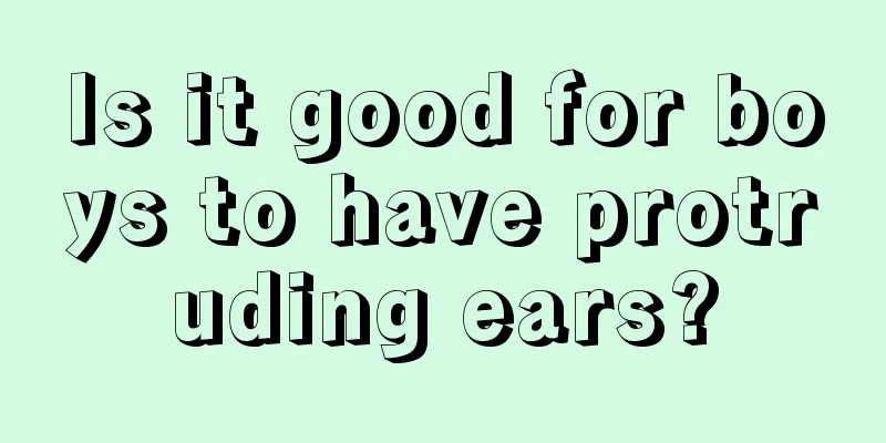 Is it good for boys to have protruding ears?