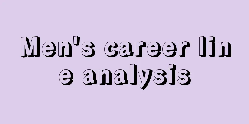 Men's career line analysis