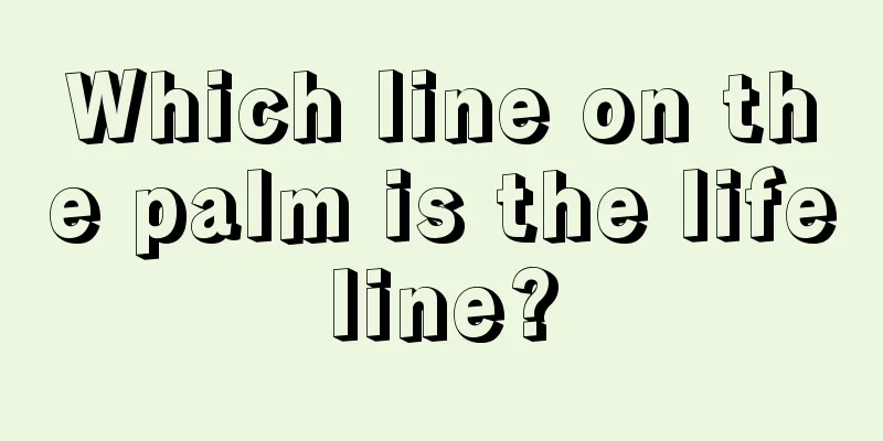 Which line on the palm is the lifeline?