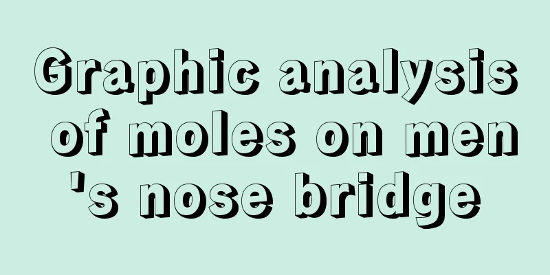 Graphic analysis of moles on men's nose bridge