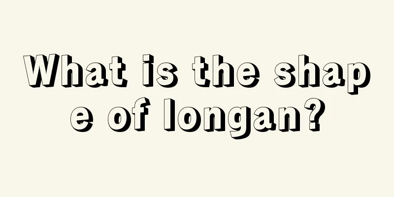 What is the shape of longan?