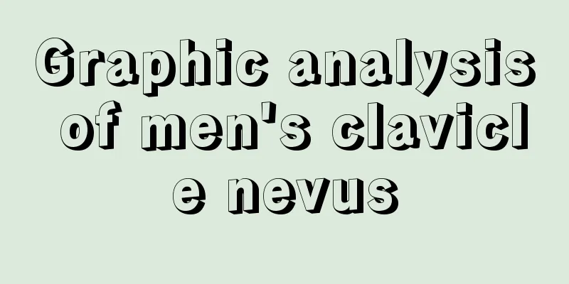 Graphic analysis of men's clavicle nevus