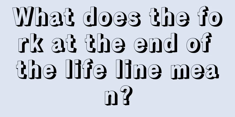 What does the fork at the end of the life line mean?
