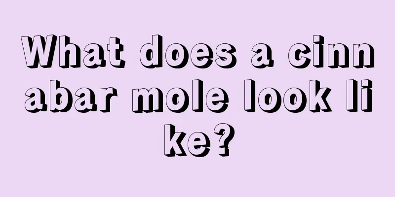 What does a cinnabar mole look like?