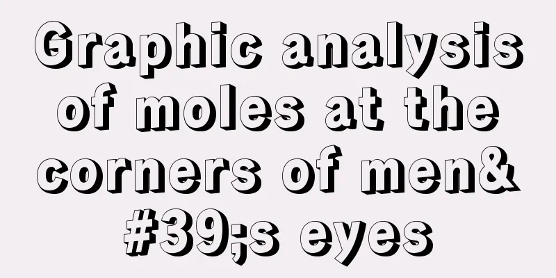 Graphic analysis of moles at the corners of men's eyes