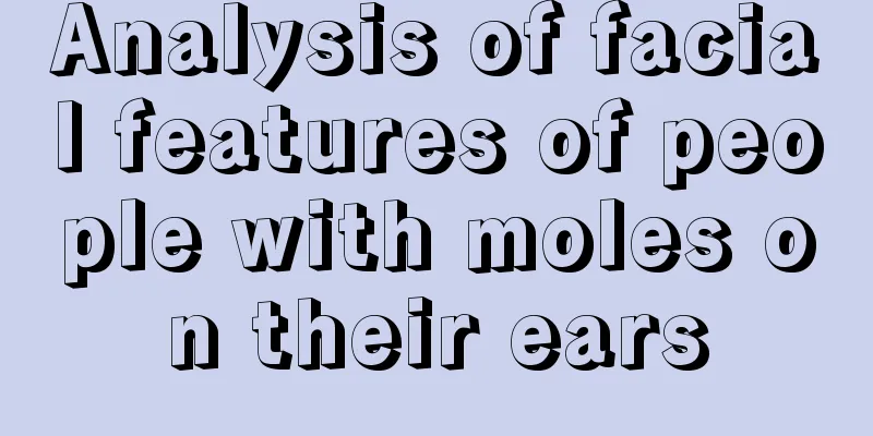 Analysis of facial features of people with moles on their ears