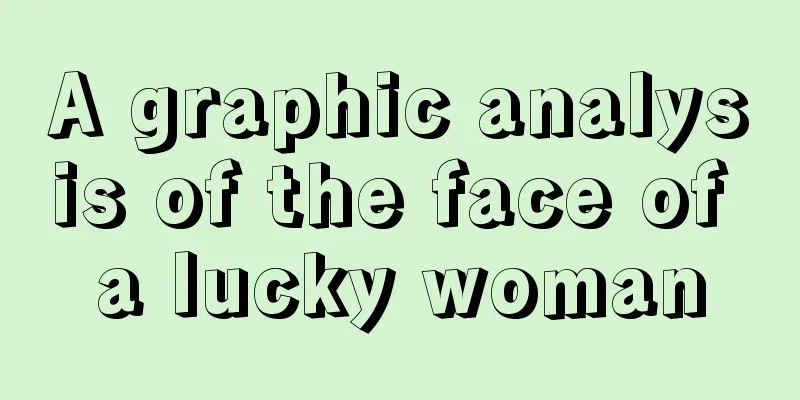 A graphic analysis of the face of a lucky woman