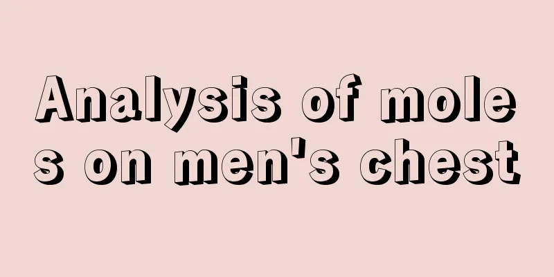 Analysis of moles on men's chest
