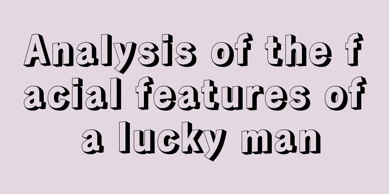 Analysis of the facial features of a lucky man