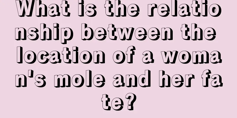 What is the relationship between the location of a woman's mole and her fate?