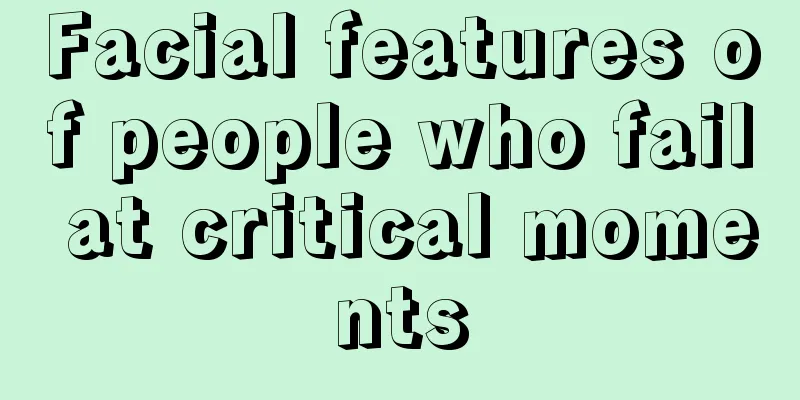 Facial features of people who fail at critical moments
