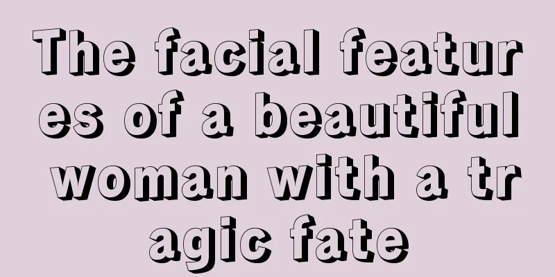 The facial features of a beautiful woman with a tragic fate