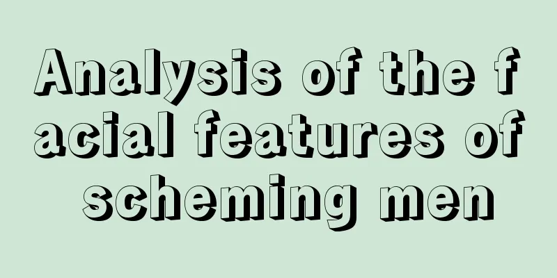 Analysis of the facial features of scheming men