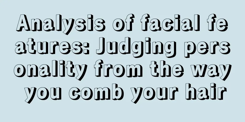 Analysis of facial features: Judging personality from the way you comb your hair