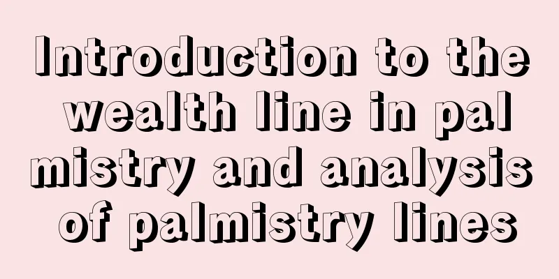 Introduction to the wealth line in palmistry and analysis of palmistry lines