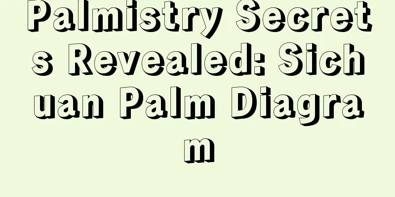 Palmistry Secrets Revealed: Sichuan Palm Diagram