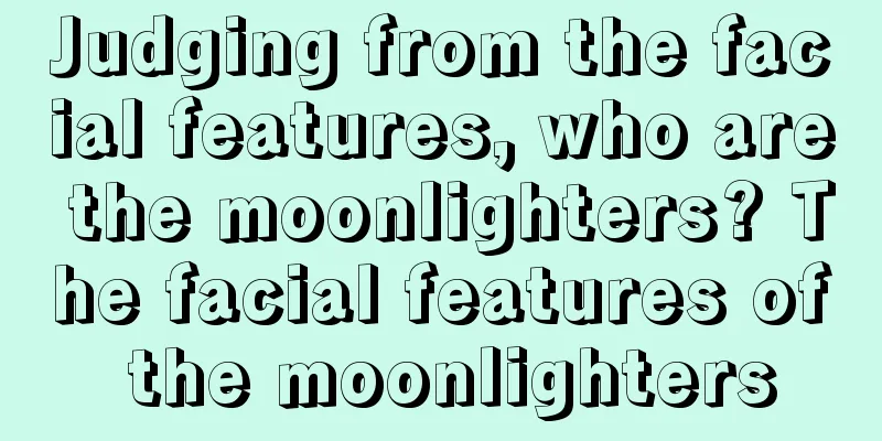 Judging from the facial features, who are the moonlighters? The facial features of the moonlighters