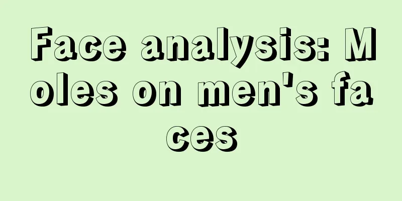 Face analysis: Moles on men's faces