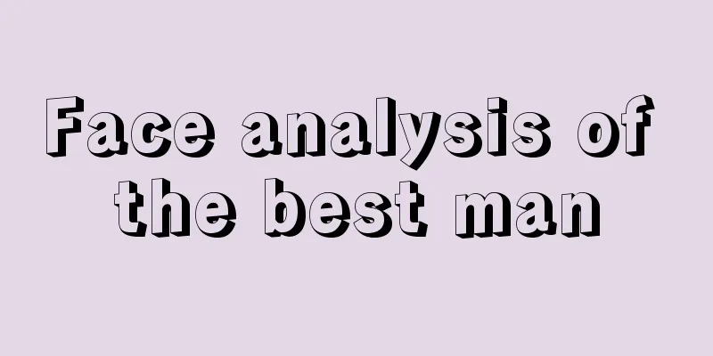 Face analysis of the best man