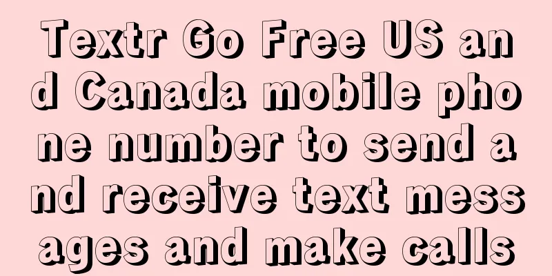 Textr Go Free US and Canada mobile phone number to send and receive text messages and make calls