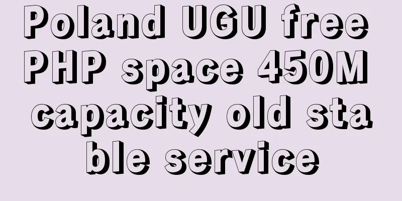Poland UGU free PHP space 450M capacity old stable service