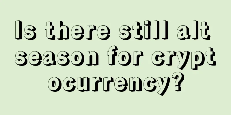 Is there still alt season for cryptocurrency?