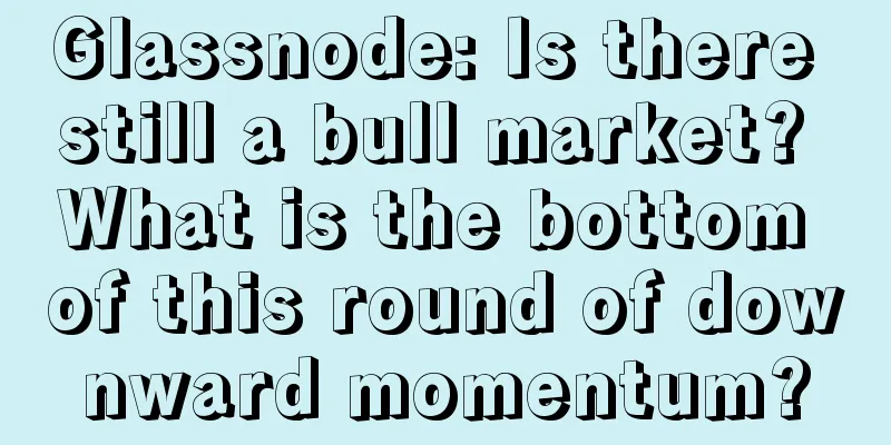 Glassnode: Is there still a bull market? What is the bottom of this round of downward momentum?