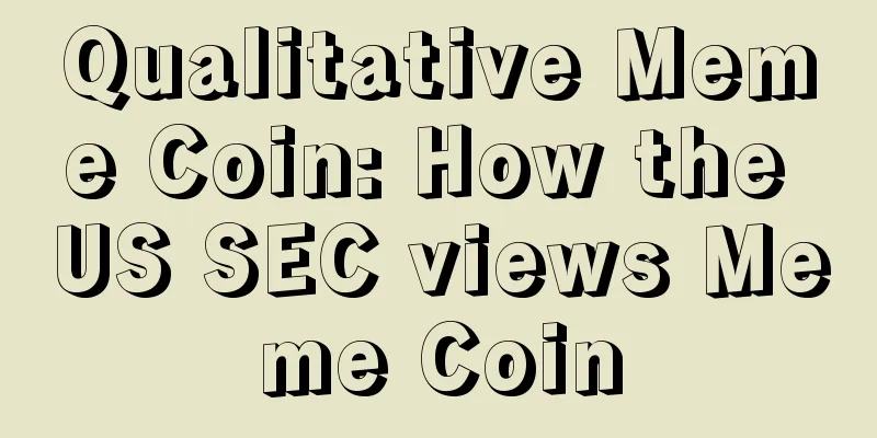 Qualitative Meme Coin: How the US SEC views Meme Coin