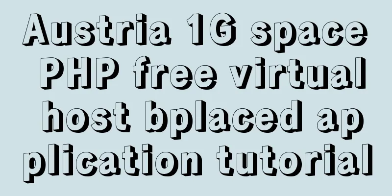Austria 1G space PHP free virtual host bplaced application tutorial