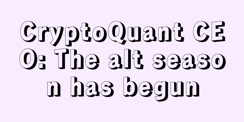 CryptoQuant CEO: The alt season has begun