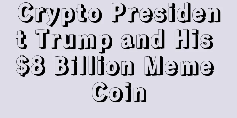 Crypto President Trump and His $8 Billion Meme Coin