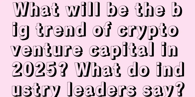 What will be the big trend of crypto venture capital in 2025? What do industry leaders say?