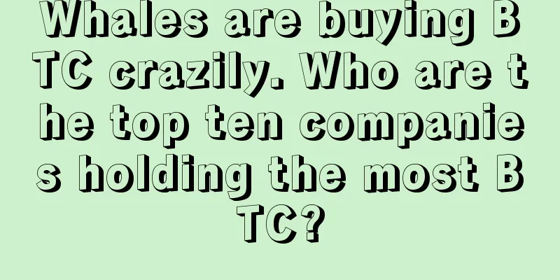 Whales are buying BTC crazily. Who are the top ten companies holding the most BTC?