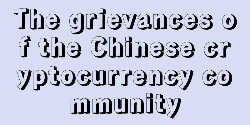 The grievances of the Chinese cryptocurrency community