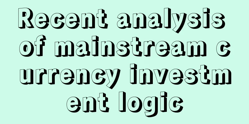 Recent analysis of mainstream currency investment logic