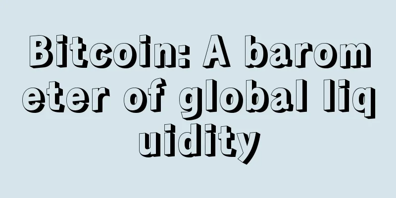 Bitcoin: A barometer of global liquidity