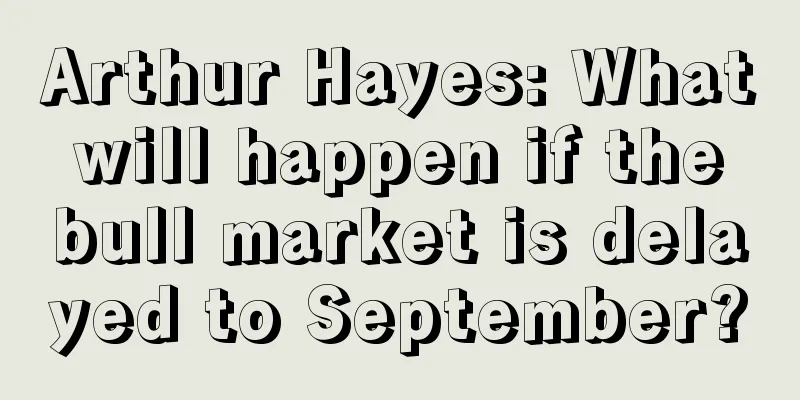 Arthur Hayes: What will happen if the bull market is delayed to September?