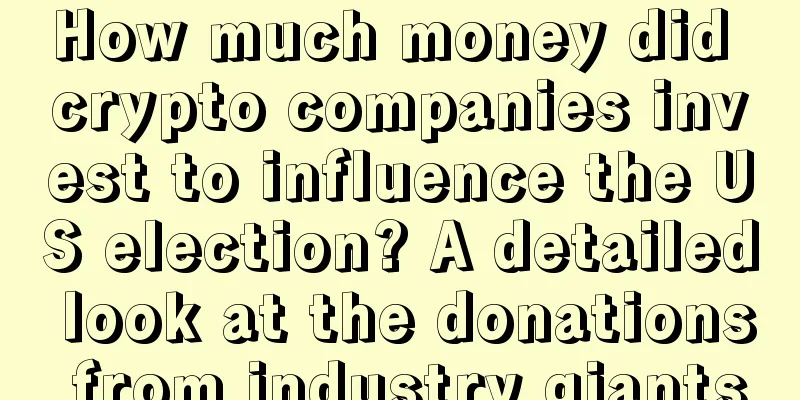 How much money did crypto companies invest to influence the US election? A detailed look at the donations from industry giants