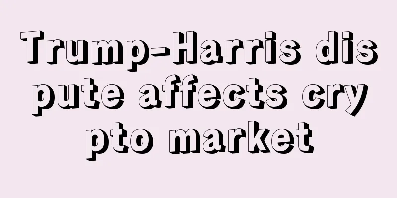 Trump-Harris dispute affects crypto market
