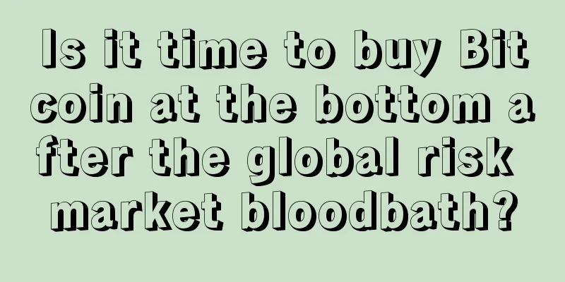 Is it time to buy Bitcoin at the bottom after the global risk market bloodbath?