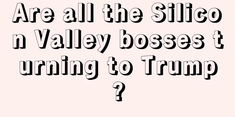 Are all the Silicon Valley bosses turning to Trump?