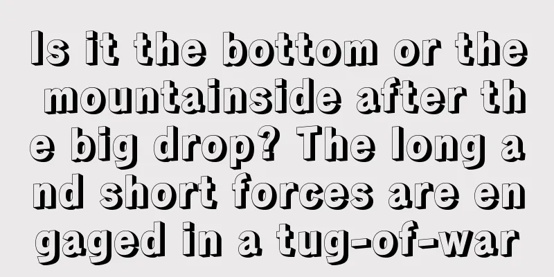 Is it the bottom or the mountainside after the big drop? The long and short forces are engaged in a tug-of-war