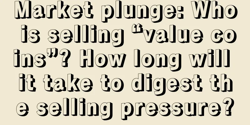 Market plunge: Who is selling “value coins”? How long will it take to digest the selling pressure?