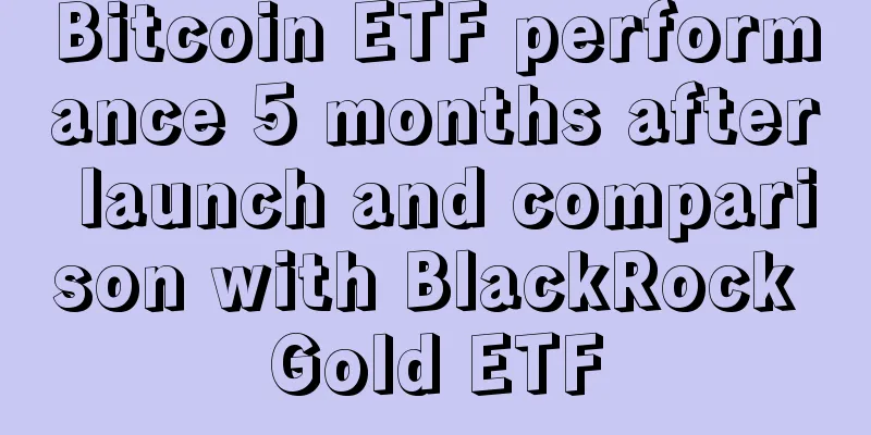 Bitcoin ETF performance 5 months after launch and comparison with BlackRock Gold ETF