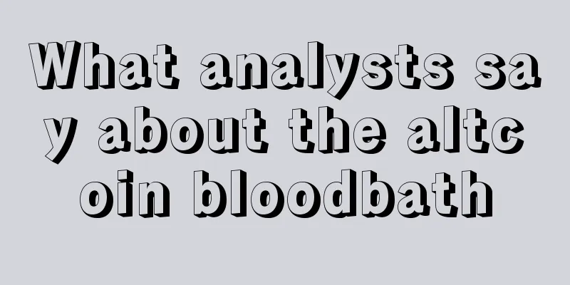 What analysts say about the altcoin bloodbath